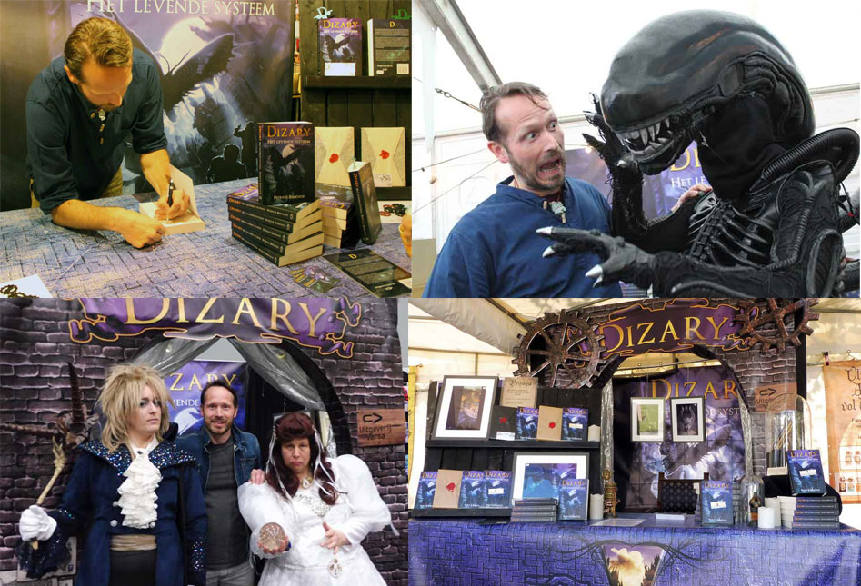 Dizary Het levende systeem is geboren en is nu 1 jaar staat op 1 Patrick Berkhof Comic Con Fantasy Fair Gothic