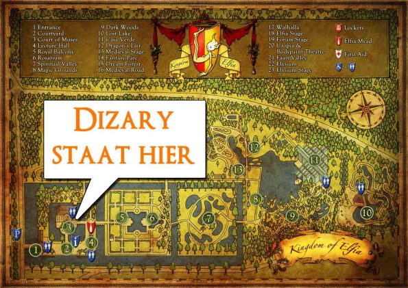 elfia arcen 2017 2016 2015 Dizary fantasy fair comic con labyrinth labyrint kasteeltuinenen