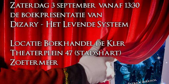 De boekpresentatie van Dizary het levende systeem bij boekhandel de Kler 3 september in zoetermeer