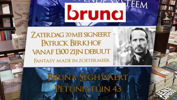 patrick berkhof signeert bij boekhandel bruna seghwaert zoetermeer