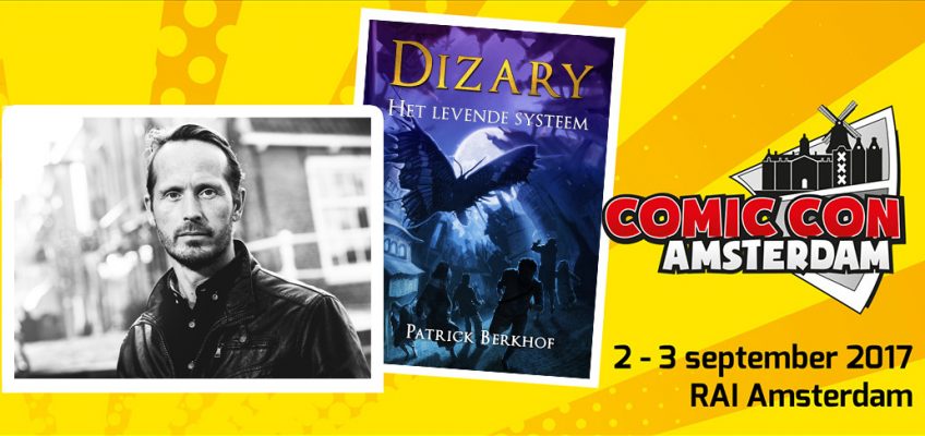 Dizary staat op de Comic Con in Amsterdam Patrick Berkhof festival fantasy