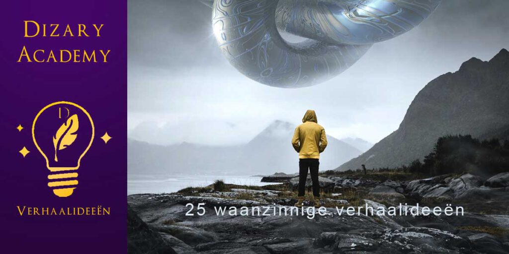 25 verhaalideeën, inspiratie, schrijven, writing promps, tips, tip, nieuw, boek, schrijver, auteur, boekenschrijven. Dizary Academy.