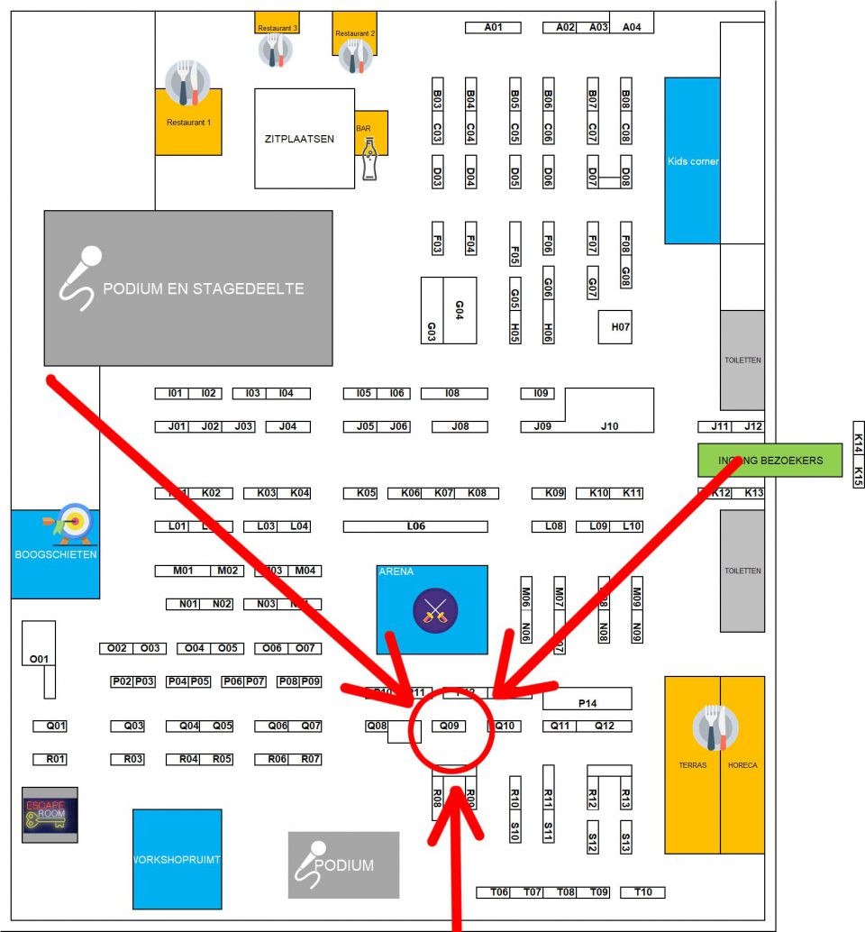 Plattegrond Fantasy Fest 2020