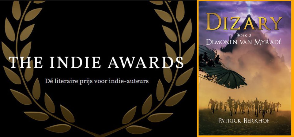 stem op Dizary voor the indie arawrds 2019, beste boek, beste boekomslag