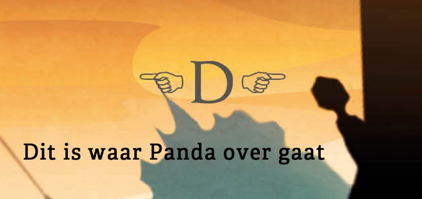 De achterkant van Panda