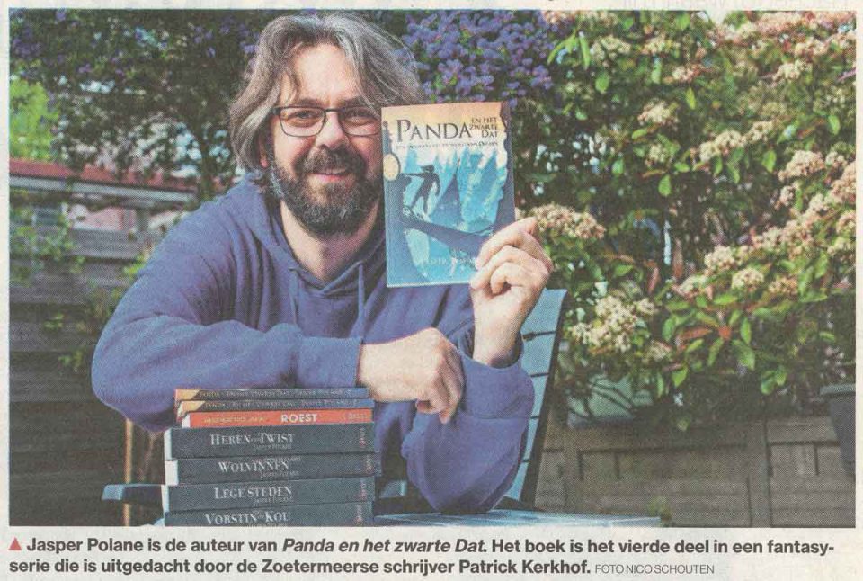 Jasper Polane, Panda en het zwarte Dat in het AD algemeen dagblad