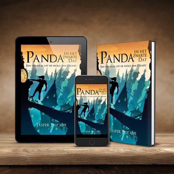 Boek, ebook, Panda en het zwarte Dat, Jasper Polane