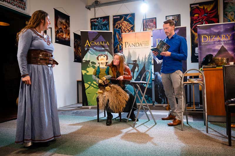 Dizary Boekbeleving, Patrick Berkhof, Marieke Frankema, YslashY, Marijke Verhoef