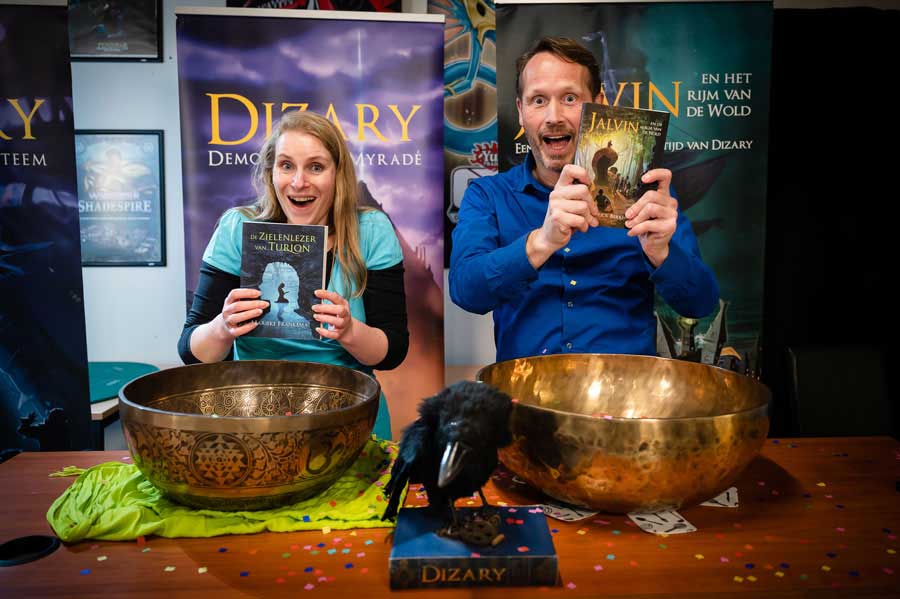 Dizary Boekbeleving, Patrick Berkhof, Marieke Frankema, YslashY, Marijke Verhoef