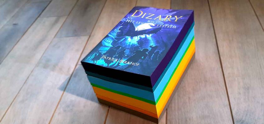 Project Dizary, special edition, sprayed edges, boek, speciale editie