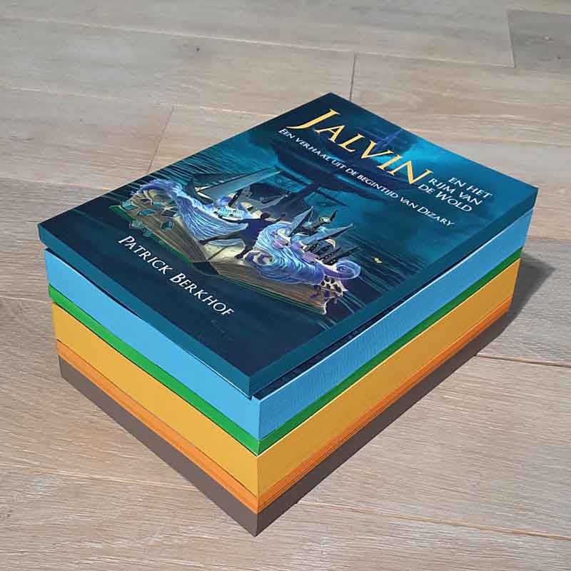 jalvin, Project Dizary, special edition, sprayed edges, boek, speciale editie