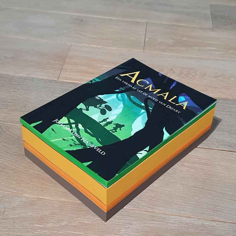 acmala, Project Dizary, special edition, sprayed edges, boek, speciale editie