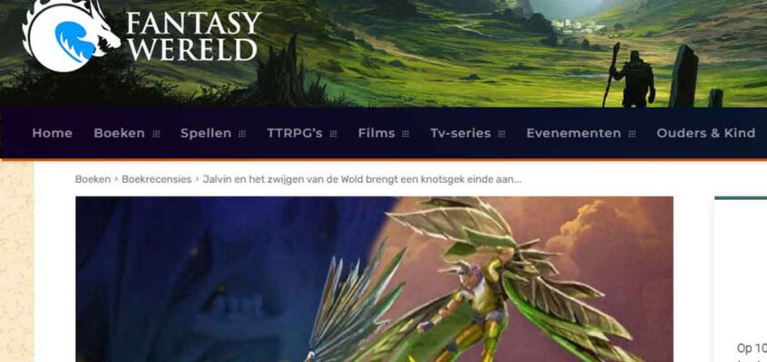 Mooie recensie Jalvin op Fantasywereld.nl