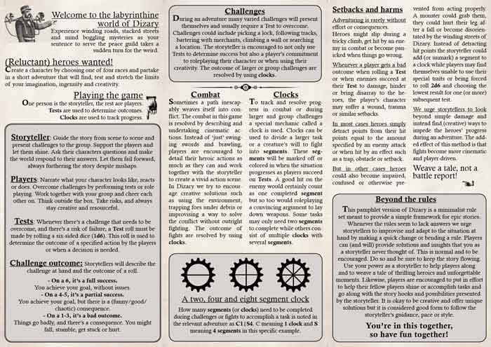 Inventors madness. TTRPG, oneshot, games design