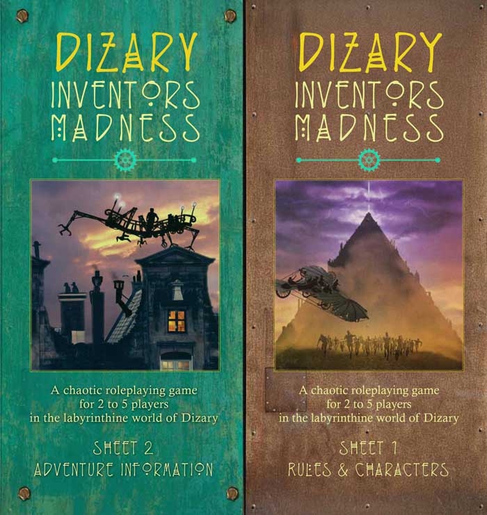 Inventors madness. TTRPG, oneshot, games design