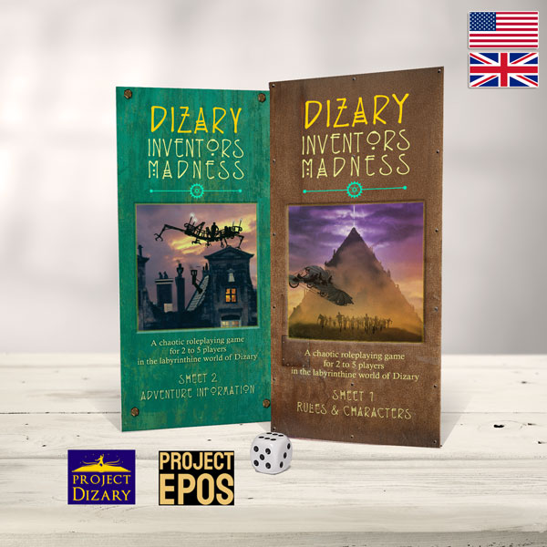 Inventors madness, project dizary, project epos, tom blok, patrick berkhof, ttrpg, d&d