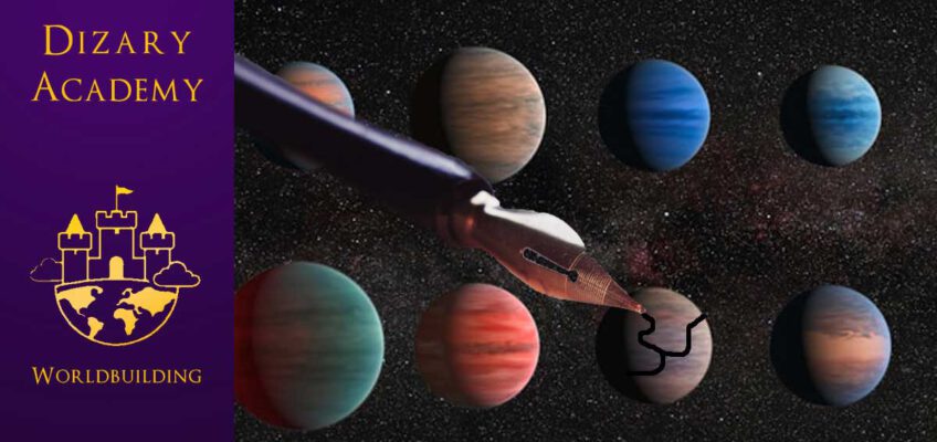 Dizary academy worldbuilding. Wereldbouw, schrijven. Patrick Berkhof