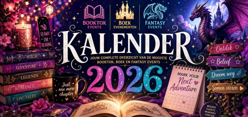 BookTok Events Agenda 2026 in Nederland!