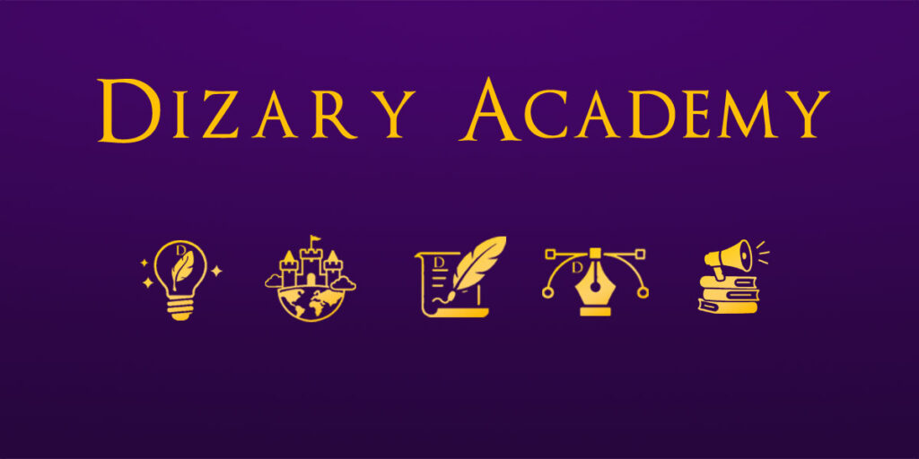 dizary academy. design tips, schrijftips, verhaalideeën, wordlbuilding, uitgeven, selfpub, publishing