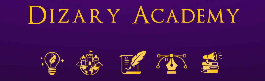 dizary academy. design tips, schrijftips, verhaalideeën, wordlbuilding, uitgeven, selfpub, publishing