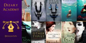 Dizary academy. Grafisch ontwerp. Boek cover design