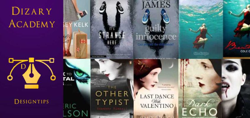 Dizary academy. Grafisch ontwerp. Boek cover design